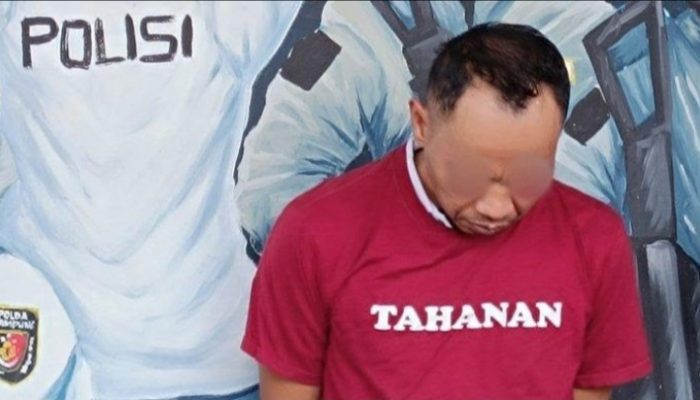 Oknum PNS Asal Bengkulu Ditangkap Polda Lampung Usai Cabuli Anak Tirinya