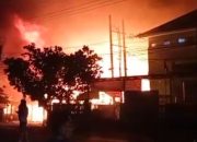Kebakaran Hanguskan 5 Rumah di Sukaraja Bandar Lampung