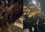 Perayaan Tahun Baru Berubah Tragis, Cafe di Gunung Balau Ambruk Puluhan Pengunjung Terluka
