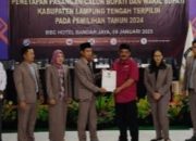 Ardito Wijaya – Komang Koheri Ditetapkan Sebagai Bupati – Wakil Bupati Lampung Tengah 2025 – 2030