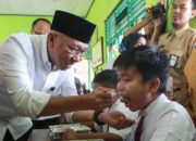 Gubernur Lampung Terpilih Tinjau Program Makan Gratis Bergizi di Kota Metro