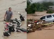 Video Penampakan Banjir di Sejumlah Wilayah di Bandar Lampung