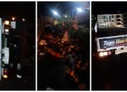 Mobil Pikap Terguling di Way Kanan: Sopir Tertunduk Lesu Durian Hingga Uang Dijarah Warga