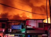 Kebakaran Melanda Kemayoran Gempol Jakpus, 34 Mobil Damkar Dikerahkan