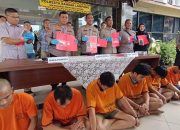 Polisi Tangkap 6 Pelaku Narkoba Beda Jaringan di Bandar Lampung