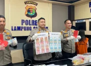 Ungkap Peredaran Uang Palsu di Lampung Selatan, Polisi Tangkap Pasutri