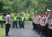 Polres Lampung Selatan Terjunkan 158 Personel Amankan Penetapan Bupati dan Wakil Bupati