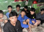 Polisi Gagalkan Aksi Tawuran di Bandar Lampung dan Amankan 8 Remaja Berikut Sajam