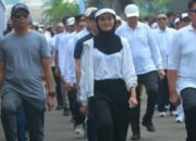 Mirza – Jihan Barisan Depan dalam Gladi Pelantikan di Monas