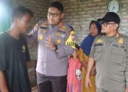 Kapolres Lampung Selatan Kunjungi Rumah Pelaku Pencurian Pisang, Utamakan Pendekatan Humanis