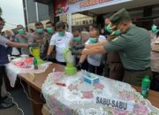 Polresta Bandar Lampung Musnahkan Barang Bukti Narkoba Senilai Rp2,49 Miliar