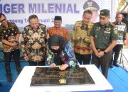 Wali Kota Eva Dwiana Resmikan JPO Siger Milenial yang Habiskan Anggaran Rp20,5 Miliar