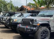 Penampakan 11 Mobil Mewah Disita dari Japto Soerjosoemarno Dibawa Ke Rupbasan KPK