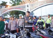 Polisi Razia Balap Liar di Tulang Bawang, Puluhan Motor Diamankan