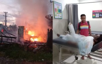 Video Bengkel dan Pom Mini di Talangpadang Tanggamus Ludes Terbakar