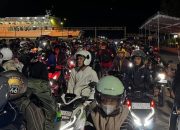 Pemudik Kendaraan Bermotor Dari Pulau Jawa ke Sumatera Mulai Membludak di Pelabuhan Bakauheni