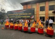 Polda Lampung Musnahkan Barang Bukti Narkotika Senilai Rp70 Miliar Lebih
