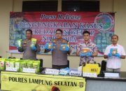 Polres Lampung Selatan Gagalkan Penyelundupan 8 Kg Narkotika di Bakauheni