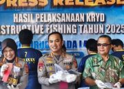 Polda Lampung Ungkap Modus Baru Ilegal Fishing Senilai Rp9,3 Miliar