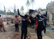 Rumah Diduga Tempat Gudang BBM di Lampung Tengah Terbakar, Polisi Lakukan Penyelidikan