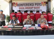 Polres Lampung Utara Ungkap 34 Kasus dengan 19 Orang Tersangka