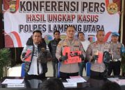 Polres Lampung Utara Bekuk Dua Spesialis Curat, Hadiahi Timah Panas karena Melawan