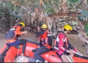 Hari Keempat, Pencarian Warga Pesawaran yang Hilang di Sungai Way Sekampung Belum Diketemukan