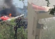 Pesawat Air India Jatuh di Kawasan Permukiman Ahmedabad, 242 Penumpang Terancam Tewas