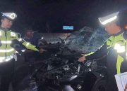 Kecelakaan Maut di Tol Bakter, Lampung Selatan: Daihatsu Sigra Hantam Truk Hino, Tiga Orang Tewas