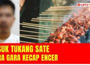 Gara gara Kecap Encer dan Daging Nyangkut di Gigi, Tukang Sate Ditusuk Pelanggannya