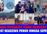 Raihan Siswa SD Lampung Panjat Tiang Bendera Dapat Beasiswa Penuh & Sepeda