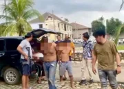 Polisi Tangkap Dua Bandar Narkoba dan Bakar Gubuk Sabu di Lampung Tengah