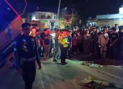 Kecelakaan Maut di Pringsewu, Truk Fuso Mundur Tabrak Motor: Istri Tewas, Suami Luka-Luka