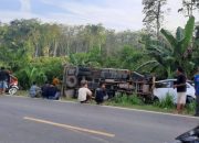 Tabrakan Beruntun di Tulang Bawang Barat, Dua Pengemudi Innova Tewas Dihantam Truk Bermuatan Padi